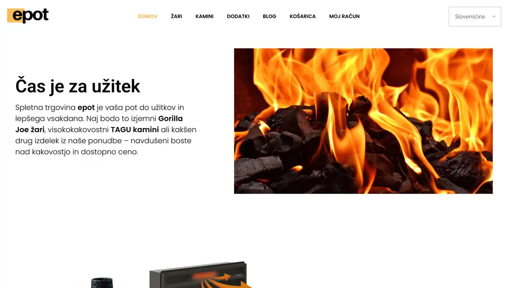 Epot.store website screenshot