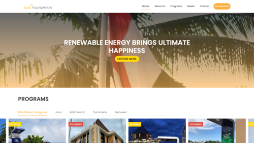 Yaysun.org website screenshot